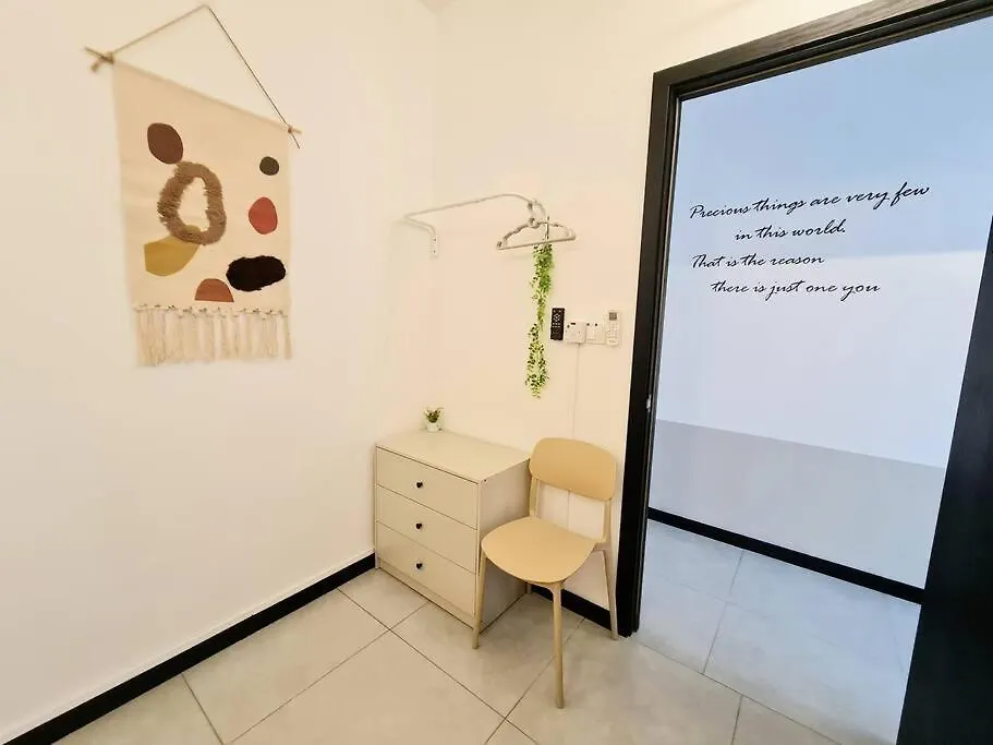 Kl Creamy Tiny 2R1B Home 爆款奶油风小宅 Kuala Lumpur Apartman