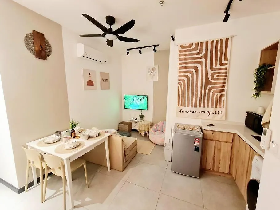 Kl Creamy Tiny 2R1B Home 爆款奶油风小宅 Kuala Lumpur Apartment