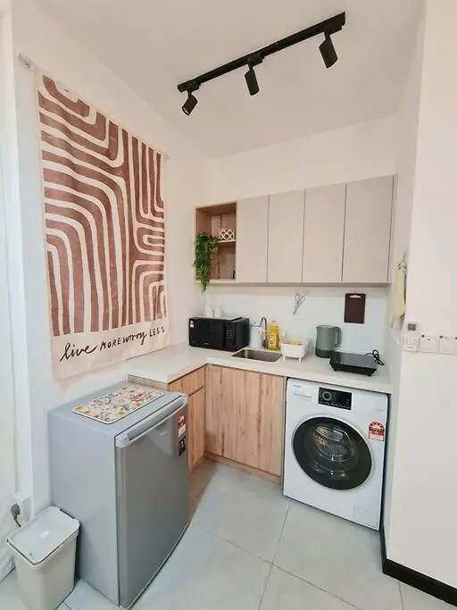 Apartment Kl Creamy Tiny 2R1B Home 爆款奶油风小宅 Kuala Lumpur